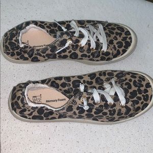 Cheetah print sneakers